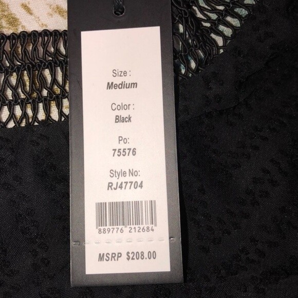 Romeo + Juliet NWT black chiffon cocktail dress - Picture 10 of 11